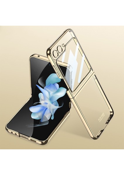 Hongshou-Samsung Galaxy Z Flip5 Için Gkk Elektrokaplama Telefon Kılıfı (Yurt Dışından)
