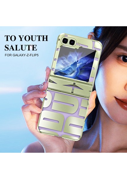 Hongshou-Samsung Galaxy Z Flip5 5g Için Elektrokaplama Katlanır Kılıf (Yurt Dışından) indirimleri