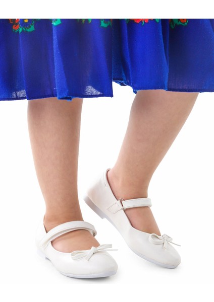 Fiyonklu Cırtlı Kız Çocuk Babet Ayakkabı 201 Cilt modelleri