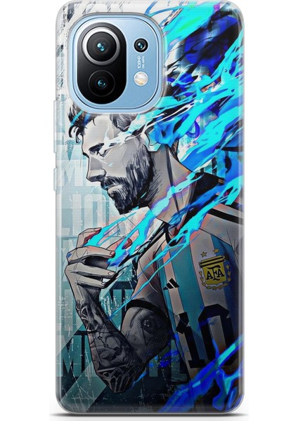 Xiaomi Mi 11 Uyumlu Kılıf Hd Baskılı Kılıf - Messi