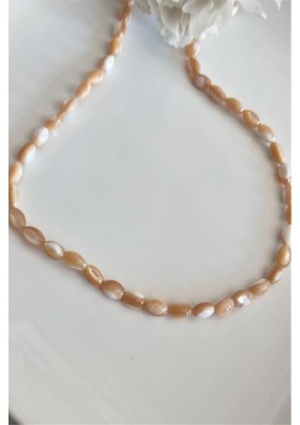 Arpa Sedef Doğal Taş Kolye fiyatları