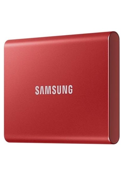 T7 500GB MU-PC500R/WW 1050MB-1000MB/SN USB 3.2 Gen2 Harici SSD Kırmızı 3 Yıl Samsung Turkıye Garantili