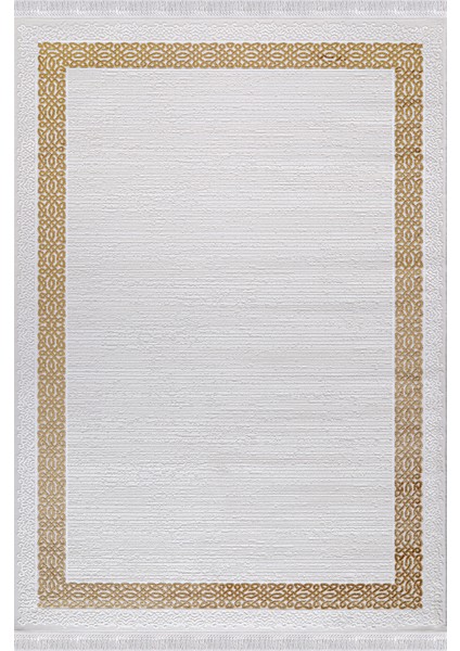 Milenyum 5932A Sarı Akrilik Makine Halısı