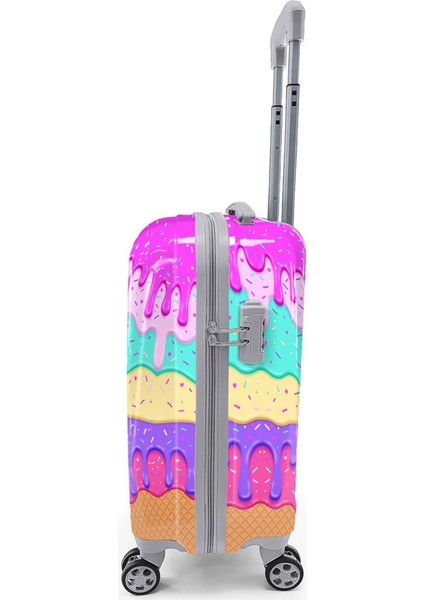 Renkli Desenli Kabin Boy Valiz (50CM) 16539 indirimleri