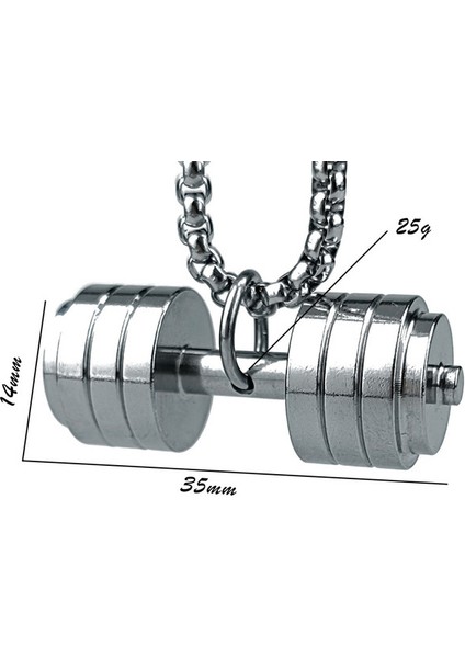 Paslanmaz Çelik Kolye - Gümüş (Yurt Dışından) fiyatları