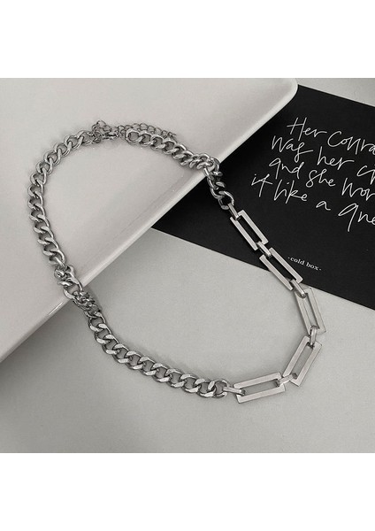 Çelik Kolye - Gümüş (Yurt Dışından) fiyatları