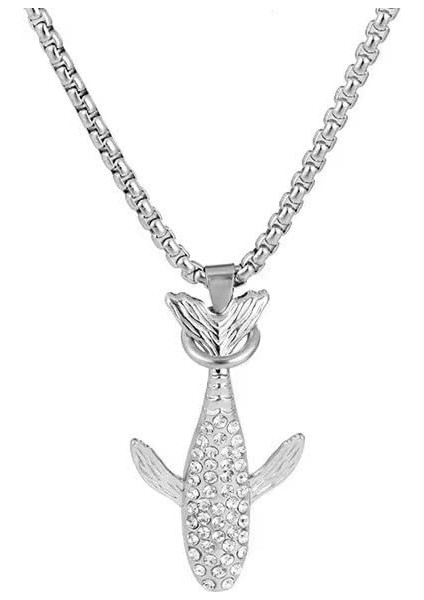 Erkekler ve Kadınlar Için Balina Kolye Kolye Moda Hip Hop Taklidi Kolye Çift Aksesuarları (Yurt Dışından) fiyatları