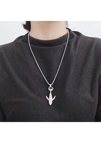 Erkekler ve Kadınlar Için Balina Kolye Kolye Moda Hip Hop Taklidi Kolye Çift Aksesuarları (Yurt Dışından) fırsatları