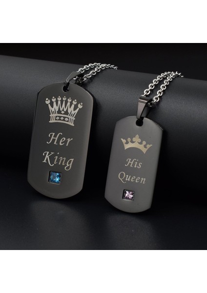 Thintom Çiftler Kolyeler Eşleşen Set Titanyum Paslanmaz Çelik Çift Kolye Kolye Hediye Kutusunda (Yurt Dışından) fiyatları