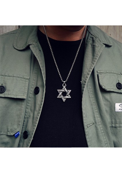 Yıldız Uçlu Kolye - Gümüş (Yurt Dışından) fiyatları