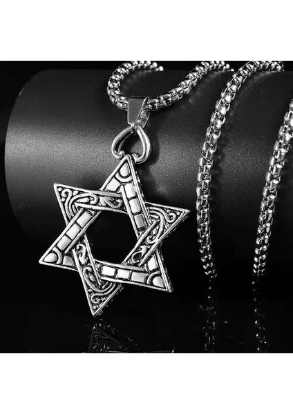 Yıldız Uçlu Kolye - Gümüş (Yurt Dışından) indirimleri