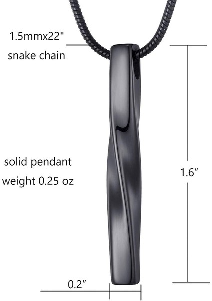 Erkekler ve Kadınlar Için Paslanmaz Çelik Kolye Kolye, Link Zincirli Unisex Twisted Cube Bar Kolye (Yurt Dışından) fırsatları