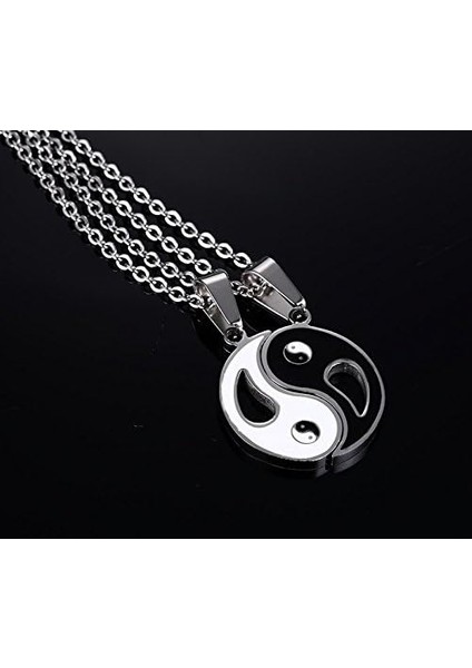 Paslanmaz Çelik Çin Yin Yang Kolye Kolye Seti 2 Parça Çiftler Arkadaşlar (Yurt Dışından) fiyatları