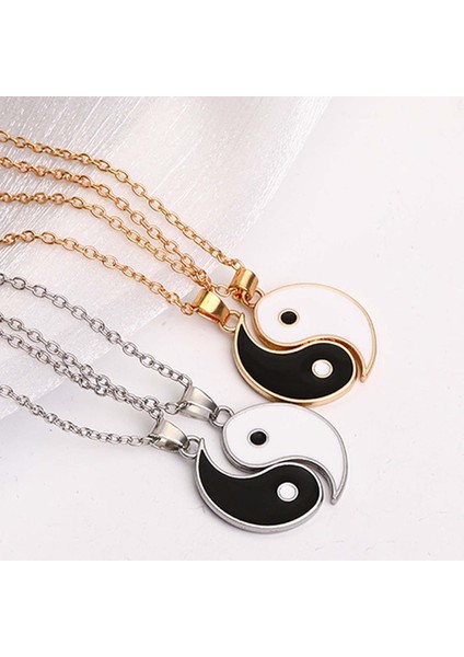 Adet / Takım Kolye Tai Chi Zinciri Paslanmaz Anıt Çift Sarkık Hediye Için (Yurt Dışından) fiyatları