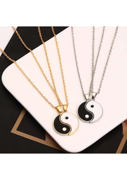 Adet / Takım Kolye Tai Chi Zinciri Paslanmaz Anıt Çift Sarkık Hediye Için (Yurt Dışından) fırsatları