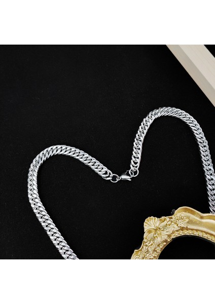 Çift Katmanlı Kolye - Gümüş (Yurt Dışından) modelleri