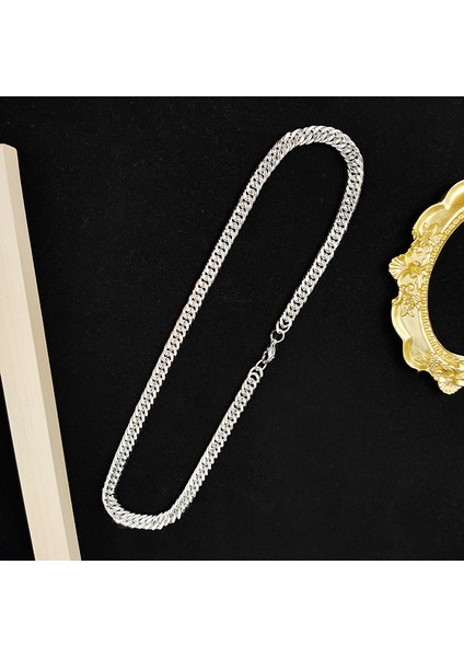 Çift Katmanlı Kolye - Gümüş (Yurt Dışından) indirimleri