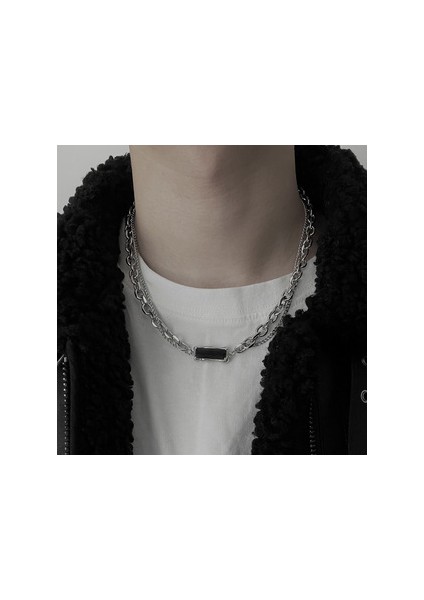 Çelik Kolye - Gümüş (Yurt Dışından) fiyatları