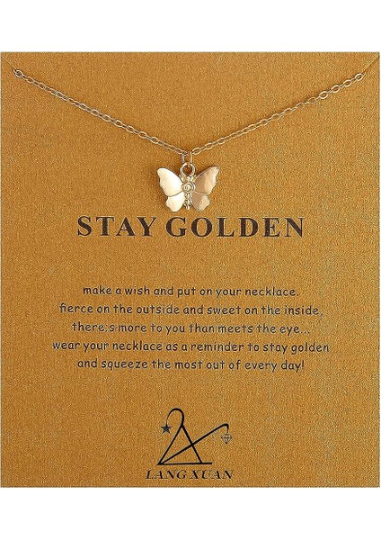 Dostluk Çapa Pusula Kolye Iyi Şanslar Fil Kolye Zincir Kolye Mesaj Kartı Hediye Kartı ile (Yurt Dışından)