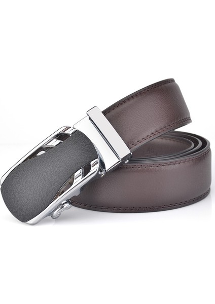 Erkek Otomatik Toka Kemer - Kahverengi (Yurt Dışından)