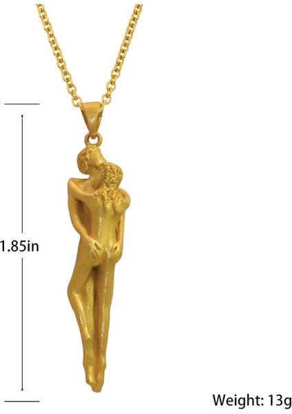 Sevgi Dolu Sarılma Kolyesi Çiftler Için O'na ve O'na Kolye, Sevgililer Günü Kucaklama Zincir Kolye Moda Kolye, Kadın Erkek Aşıklar Için Takı Hediyesi (Yurt Dışından) fiyatları