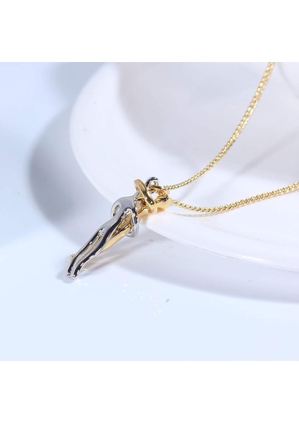 Çift Kucaklama Kolyesi 925 Ayar Gümüş Kişilik Aşıklar Çift Snuggle Hug Kolye Sevgi Sarılma Kolye Yaratıcı Aşk Erkek ve Kadın Kolye Sevgililer Günü Çiftler Noel Hediyesi (Yurt Dışından) fırsatları