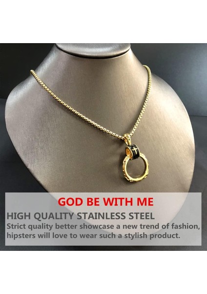 Çapraz Ebedi Yüzük Kolye Kolye Paslanmaz Çelik Kolye Kolye Erkekler Kadınlar Için En Iyi Arkadaşı Kolyeler (Yurt Dışından) fiyatları