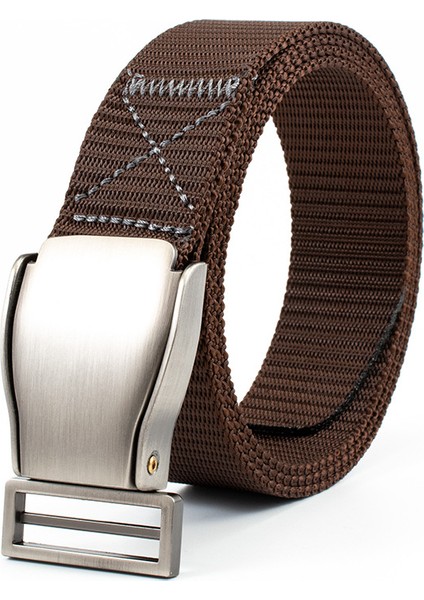 Erkek Otomatik Toka Kemer - Koyu Kahverengi (Yurt Dışından)