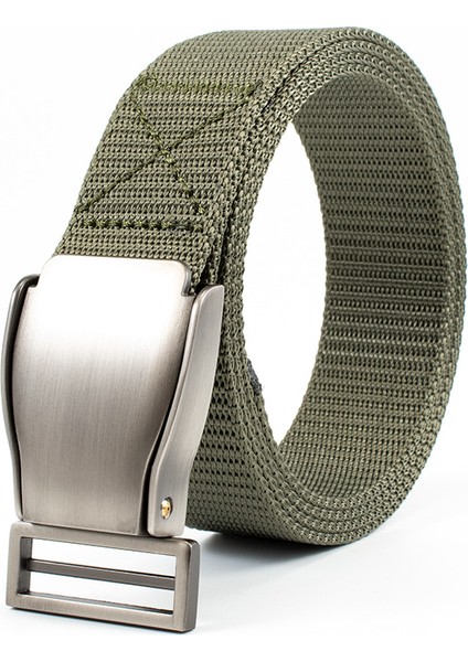 Erkek Otomatik Toka Kemer - Koyu Yeşil (Yurt Dışından)