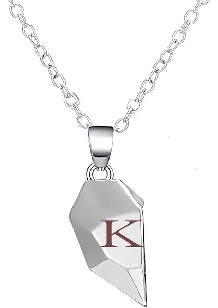 Eşleşen Çiftler Kolye Ilk Kalp, Best Friend Kolye Çiftler Için Manyetik Kalp Kolye Hediyeler Kız Arkadaşı Erkek Arkadaşı Için Sevgililer Günü Hediyeleri (Yurt Dışından)