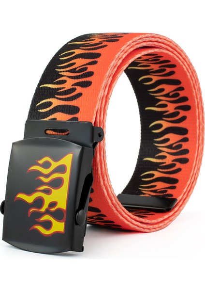 Erkek Otomatik Toka Kemer - Kırmızı (Yurt Dışından)