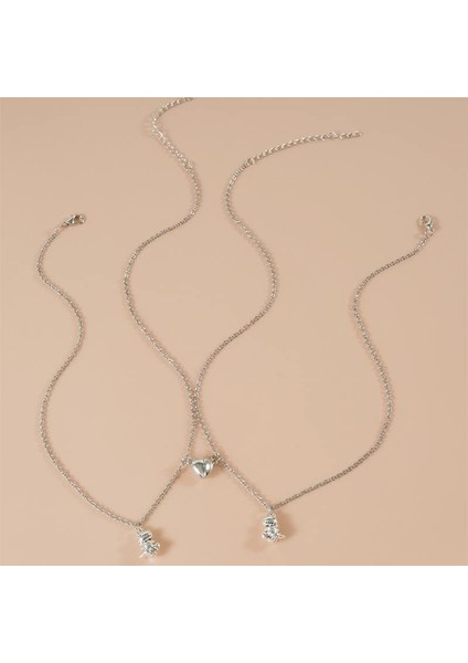 Manyetik Çiftler Kolye Seti Dostluk Dinozor Eşleştirme Charm Kolye Kolye T-Rex Dinozor Çiftler Için Sevimli Hayvan Lover Takı Sevgililer Günü Doğum Günü Hediyeleri (Yurt Dışından) modelleri