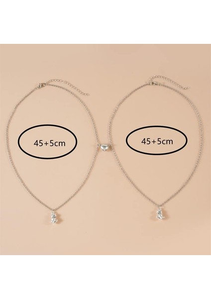 Manyetik Çiftler Kolye Seti Dostluk Dinozor Eşleştirme Charm Kolye Kolye T-Rex Dinozor Çiftler Için Sevimli Hayvan Lover Takı Sevgililer Günü Doğum Günü Hediyeleri (Yurt Dışından) fırsatları