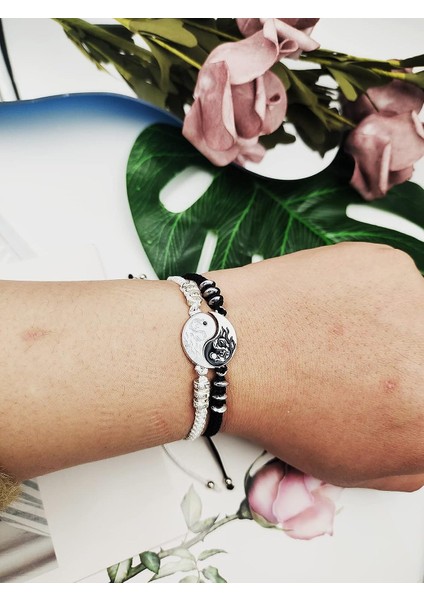 Adet Yin Yang Eşleşen Ejderha Bilezik Kolye Kadın Erkek Için Set, Yin Yang Çift Bilezik Kolye Kolye Erkek Arkadaşı Kız Arkadaşı Bff Best Friend Hediye (Yurt Dışından) fiyatları