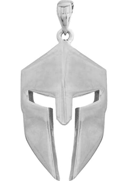 Spartan Kask Kolye Kolye Hip Hop Erkekler Kadınlar Çift Kolye Kolye Severler Için Rapçi Paslanmaz Çelik Takı (Yurt Dışından)