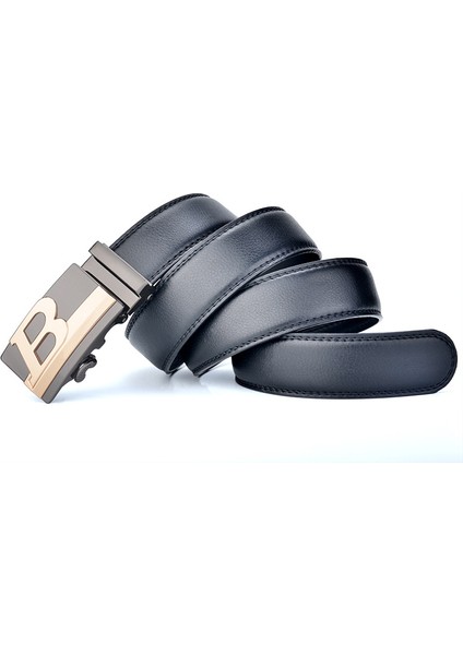Erkek Otomatik Toka Kemer - Siyah (Yurt Dışından) fiyatları
