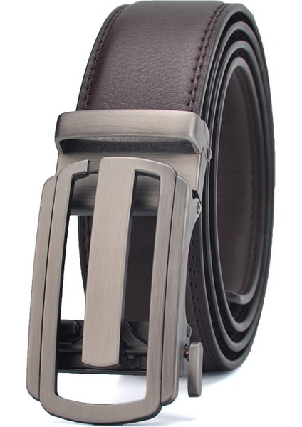 Erkek Otomatik Toka Kemer - Kahverengi (Yurt Dışından)