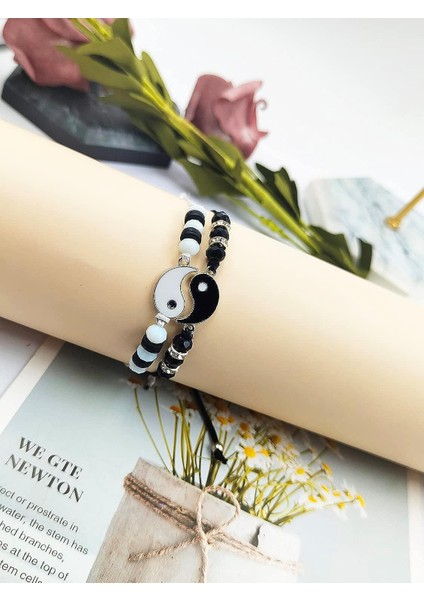 Adet Yin Yang Eşleşen Ejderha Bilezik Kolye Kadın Erkek Için Set, Yin Yang Çift Bilezik Kolye Kolye Erkek Arkadaşı Kız Arkadaşı Bff Best Friend Hediye (Yurt Dışından) fiyatları