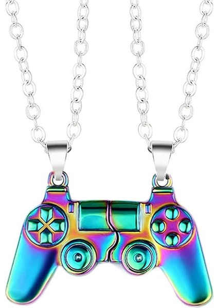 Karşılıklı Cazibe Oyun Denetleyicisi Kolye Çift Eşleştirme Konsol Kolu Kolye En Iyi Arkadaşlar Dostluk Sevgililer Hediyeleri O ve Aşıkları Bff Takı (Yurt Dışından)