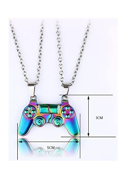 Karşılıklı Cazibe Oyun Denetleyicisi Kolye Çift Eşleştirme Konsol Kolu Kolye En Iyi Arkadaşlar Dostluk Sevgililer Hediyeleri O ve Aşıkları Bff Takı (Yurt Dışından) fiyatları