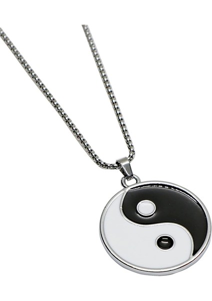 Yin Yang Kolye Kolyeler Kadın Erkek, Paslanmaz Çelik Yinyang Bff Çiftler Kolye Erkekler Kişiselleştirilmiş Tai Chi Kolye Hip Hop Kolyeler Sevgililer Günü Için Hediyeler Doğum Günü (Yurt Dışından) modelleri