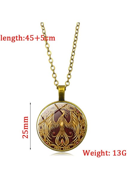 Kolye Bayan Kolye Erkek Kolye Paslanmaz Çelik Kolye Çift Punk Kız Kolye Yuvarlak Kolye Yenilikçi Kolye Altın Anka Tarzı Gümüş (Yurt Dışından) modelleri