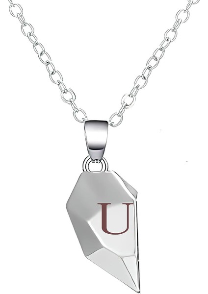 Eşleşen Çiftler Kolye Ilk Kalp, Best Friend Kolye Çiftler Için Manyetik Kalp Kolye Hediyeler Kız Arkadaşı Erkek Arkadaşı Için Sevgililer Günü Hediyeleri (Yurt Dışından)