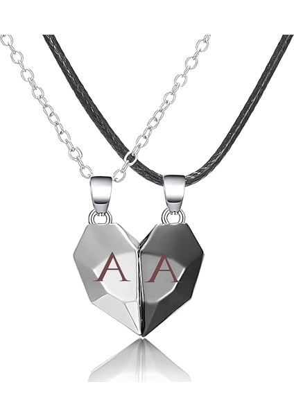 Eşleşen Çiftler Kolye Ilk Kalp, Best Friend Kolye Çiftler Için Manyetik Kalp Kolye Hediyeler Kız Arkadaşı Erkek Arkadaşı Için Sevgililer Günü Hediyeleri (Yurt Dışından) indirimleri