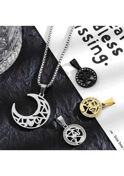 Çiftler Için Ay ve Güneş Kolyesi Kız Kardeş Seti Eşleşen Gümüş Siyah Altın Zarif Dostluk Kolyesi 2 Için Ay ve Güneş Kolye Paslanmaz Çelik Takı En Iyi Arkadaşlar Için (Yurt Dışından) fiyatları