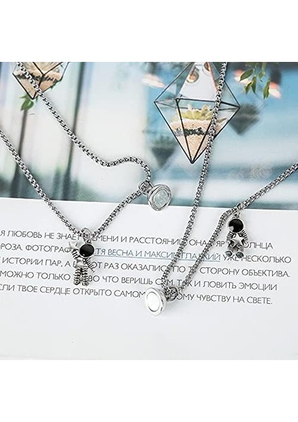 2 Adet Karşılıklı Cazibe Çiftler Özel Eşleşen Kolye Uzay Adamı Kolye Söz Astronot Arkadaşlar Hediye Takı O'nun ve Onun Için (Yurt Dışından) fırsatları