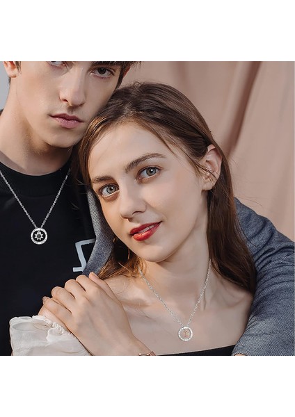 Bff Kolye 2-Güneş ve Ay Kolye Kolye Best Friends Kolye Dostluk Kolye Çiftler Eşleşen Kolyeler Takı Hediyeler (Yurt Dışından)