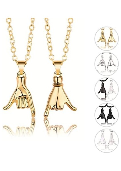 Adet Pinky Promise Eşleşen Çift Kolye Pinky Eller Best Friend Kolye Seti Bff Kolye Kadın Erkek Kız Erkek (Yurt Dışından) fiyatları