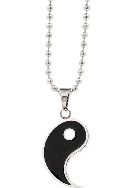 Kişilik Paslanmaz Çelik Bff Yin Yang Kolye – Çiftler Için Eşleşen Yin ve Yang Kolyeler Erkek Kadın Erkek Kız - Yin Yang Kolye Kolye 2 Kişilik Best Friend Kolyeler (Yurt Dışından)