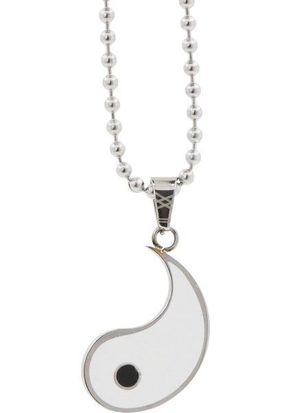 Kişilik Paslanmaz Çelik Bff Yin Yang Kolye – Çiftler Için Eşleşen Yin ve Yang Kolyeler Erkek Kadın Erkek Kız - Yin Yang Kolye Kolye 2 Kişilik Best Friend Kolyeler (Yurt Dışından)